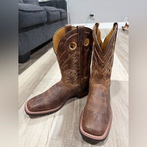 Laredo 7812 Men’s Western Cowboy Boots Brown Leather Sz 11D